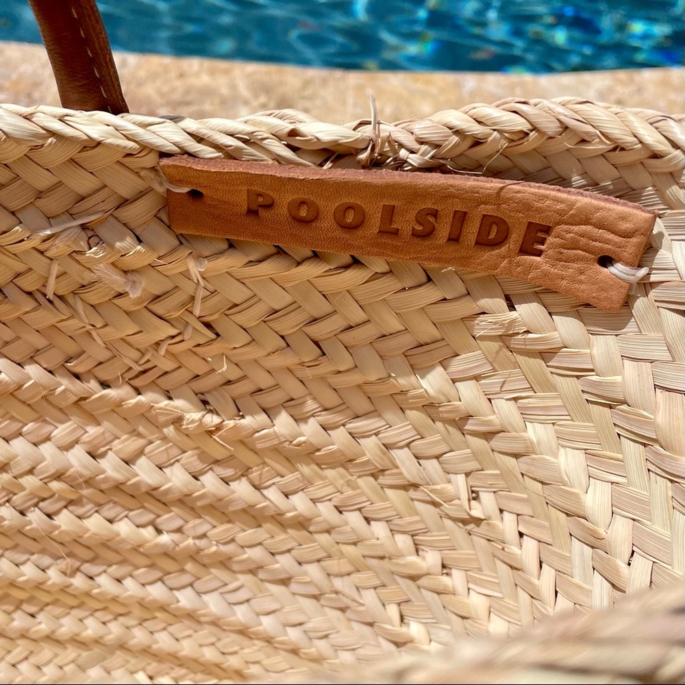 NWOT! Poolside Palm Straw Purse Vacay - Picture 3 of 6